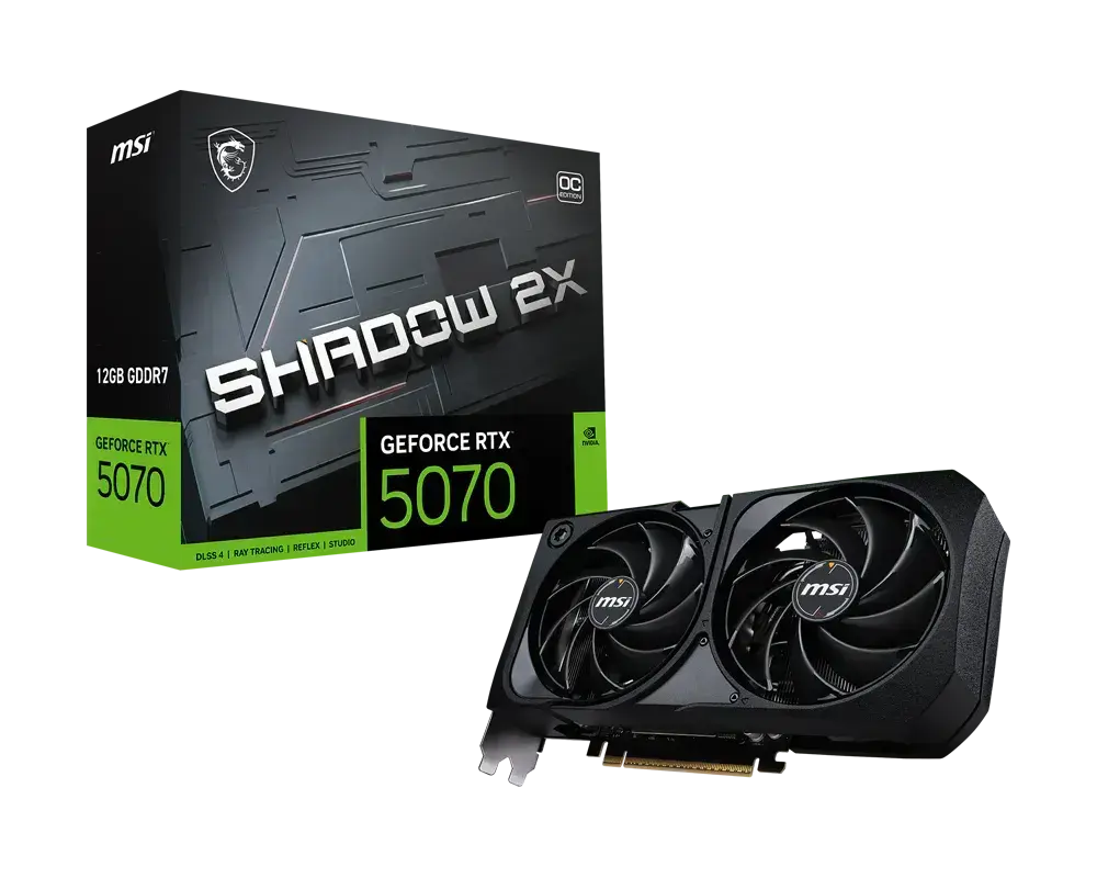 Видеокарта MSI GeForce RTX 5070 12 ΓБ Retail