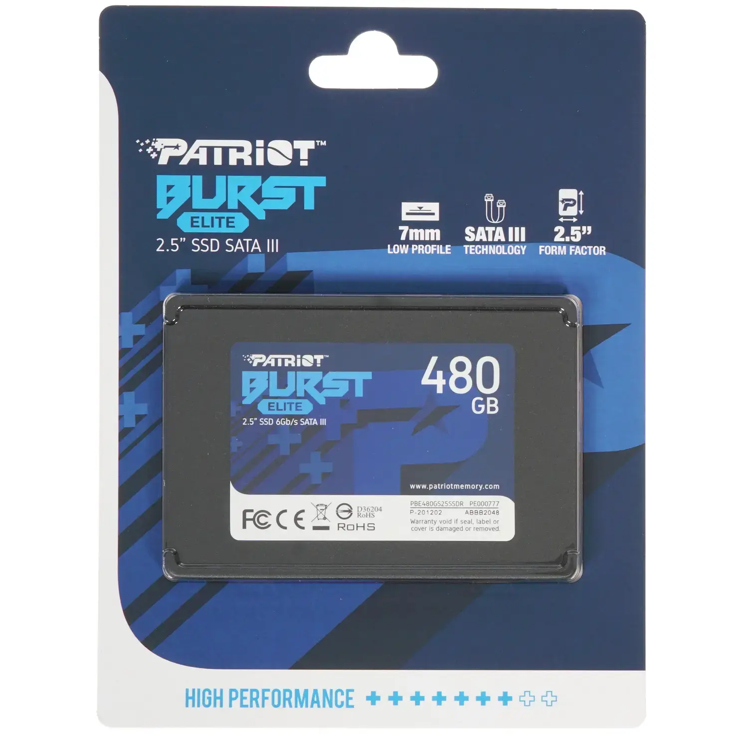 Внутренний твердотельный накопитель Patriot Burst Elite 480GB