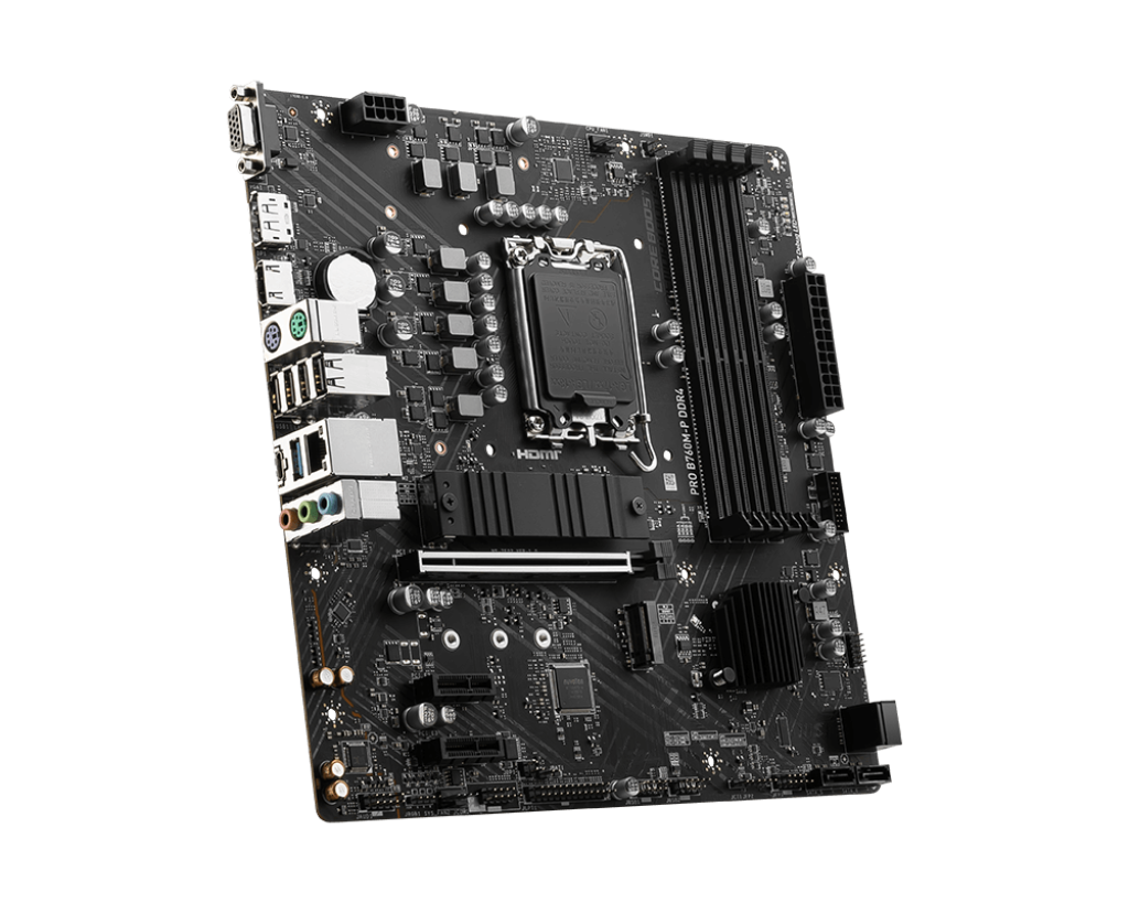 Материнская плата MSI Intel B760 PRO B760M-P DDR4 (плохая упаковка)