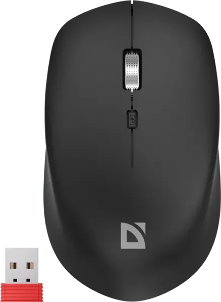 Мышь Defender Velvet MB-406 52406, цвет черный