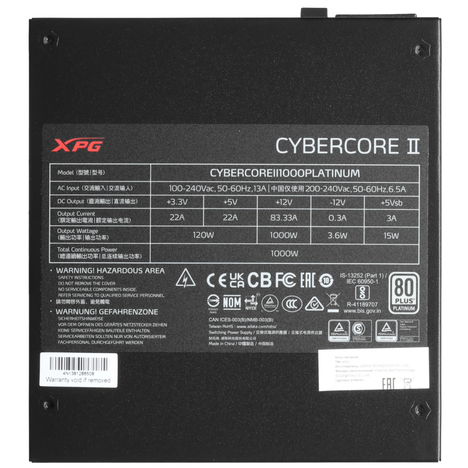 Блок питания XPG CYBER CORE II 1000W