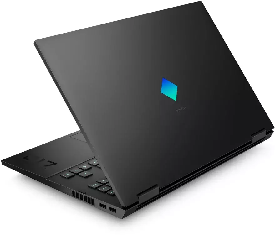 Ноутбук HP Omen 17-cm2006ci Core i7 13700HX 16Gb SSD1Tb NVIDIA GeForce RTX4070 8Gb 17.3" IPS QHD (2560x1440) Free DOS black WiFi BT Cam (A1AB9EA)