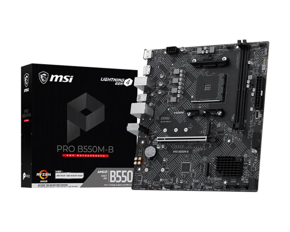 Материнская плата MSI AMD B550 PRO B550M-B