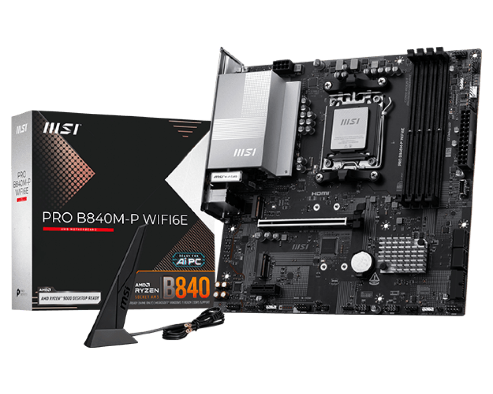 Материнская плата MSI AMD B840 PRO B840M-P WIFI6E
