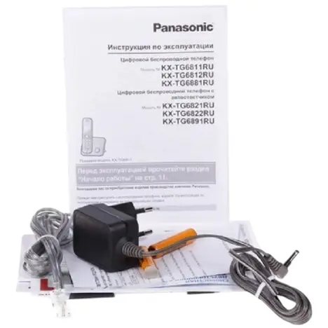 SIP-DECT телефон Panasonic TG6811, 1 трубка