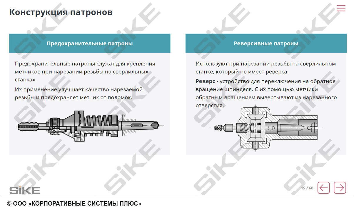 Sike. Электронный курс «Станочник. Сверлильные станки»