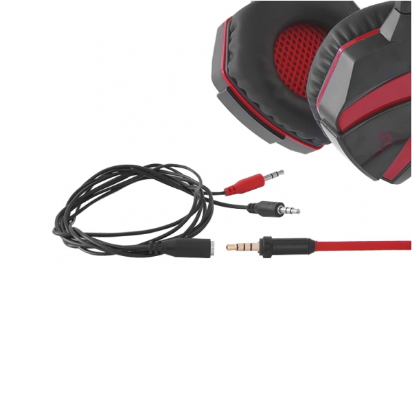 Гарнитура A4tech Bloody G500, цвет красный/черный