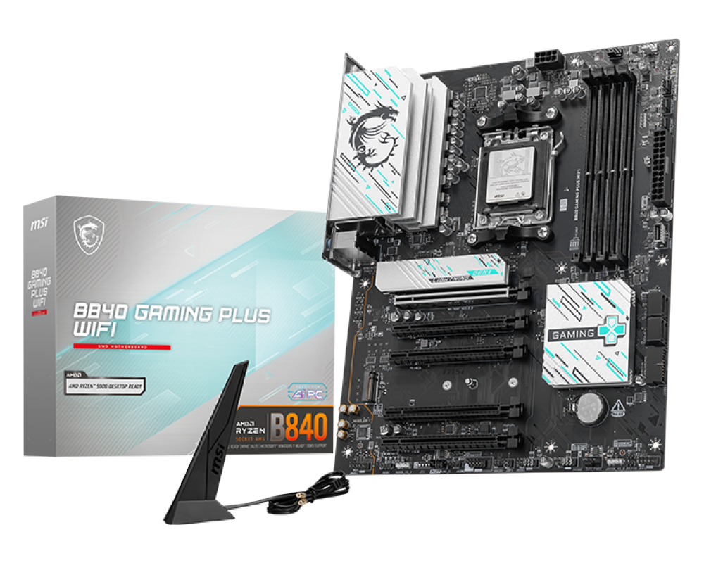 Материнская плата MSI AMD B840 B840 GAMING PLUS WIFI
