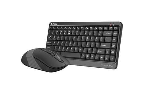 Клавиатура+мышь A4tech Клавиатура + мышь Fstyler FG1110 FG1110 GREY, цвет черный