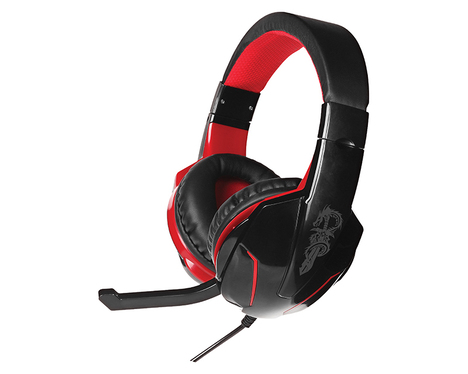 Гарнитура Qumo Bionic, цвет красный/черный