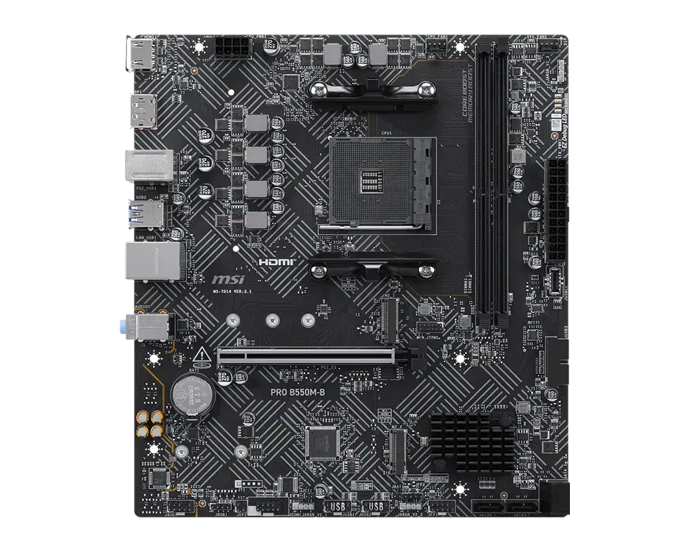 Материнская плата MSI AMD B550 PRO B550M-B