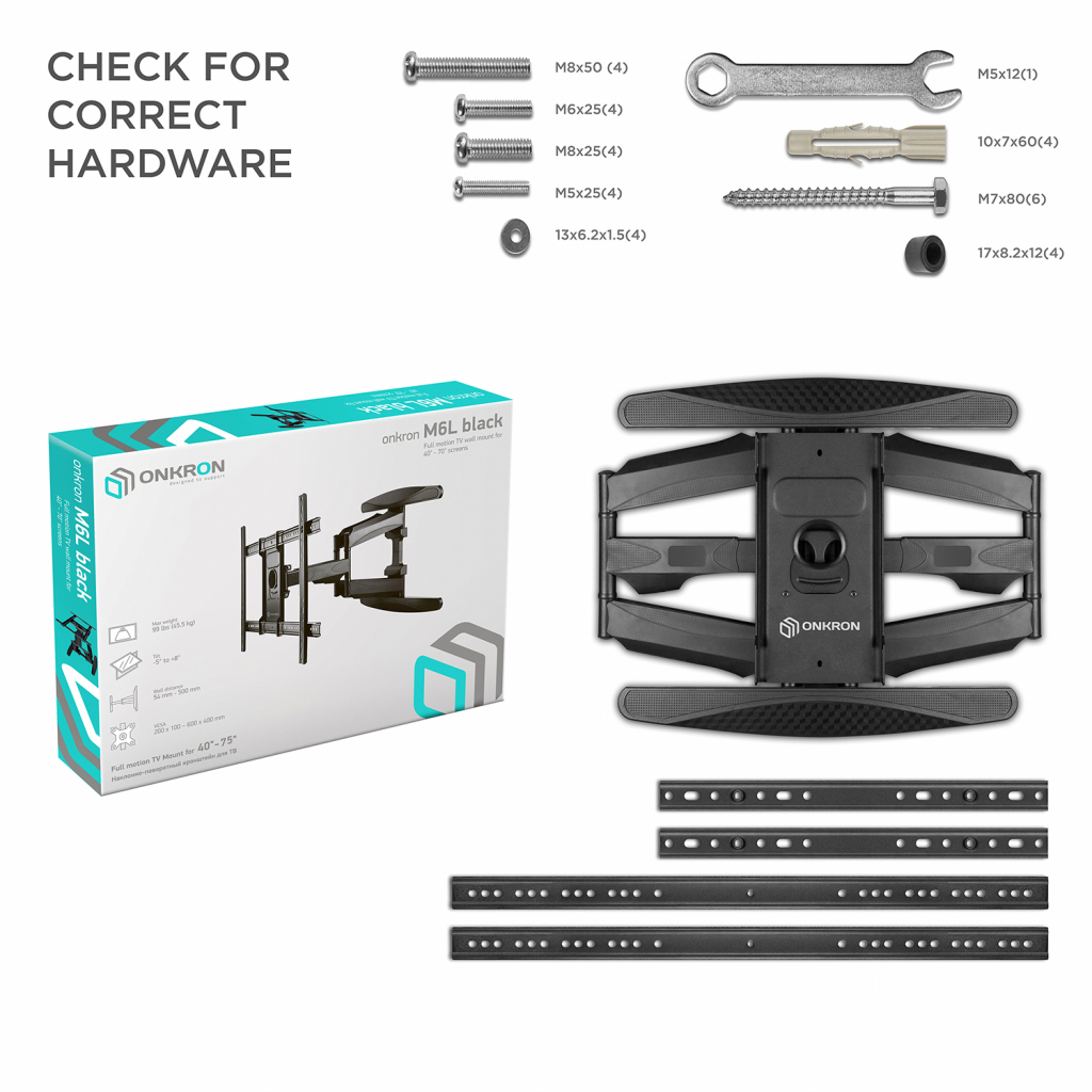 Кронштейн ONKRON M6L