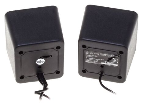 Колонки Oklick 2.0 OK-331 (черный)