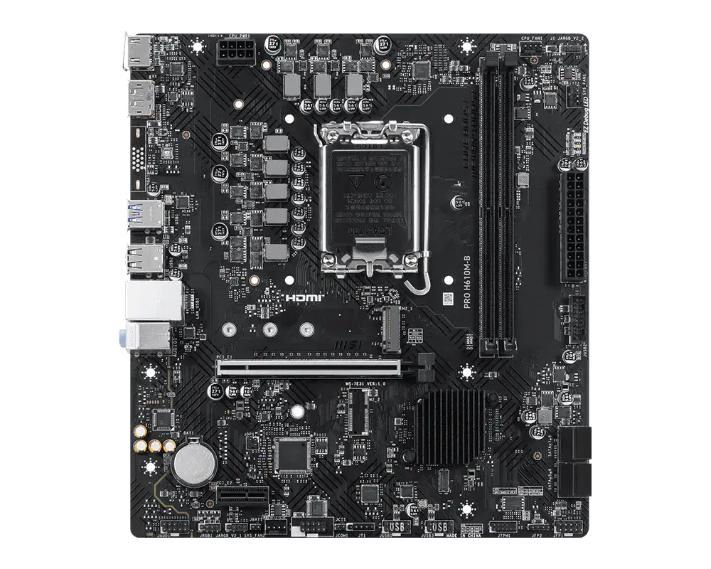 Материнская плата MSI Intel H610 PRO H610M-B