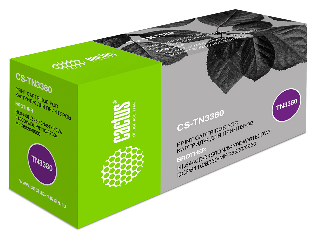 Картридж черный Cactus CS-TN3380