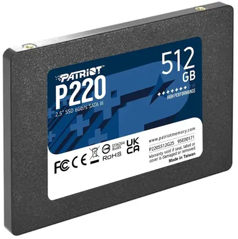 Внутренний твердотельный накопитель Patriot P220 512GB