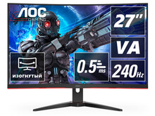 Монитор AOC C27G2ZE 27.0-inch черный