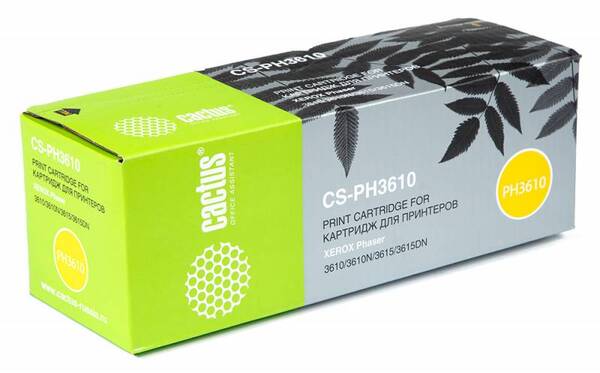 

Тонер-картридж черный Cactus CS-PH3610