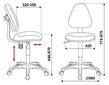 Кресло детское Бюрократ  KD-4