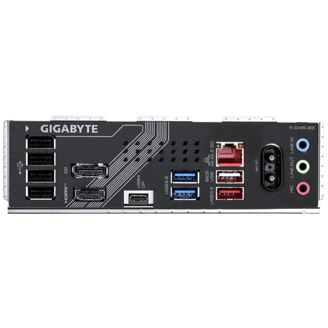 GIGABYTE B860 GAMING X WIFI6E, LGA1851, B860, 4*DDR5, 4*SATA, 2*M.2, 2*USB 3.2, 3*USB 2.0, 3*PCIx16, HDMI+2*DP, ATX