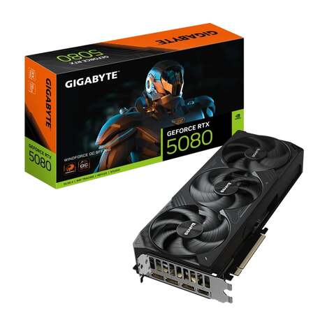 Видеокарта Gigabyte GeForce RTX 5080 16 ΓБ Retail
