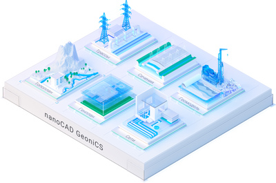 Нанософт nanoCAD GeoniCS 23 (обновление лицензии), с версии nanoCAD GeoniCS 22.x, основной модуль Топоплан, сетевая лицензия (доп.место)