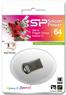 Флешка Silicon Power Touch T01 64GB