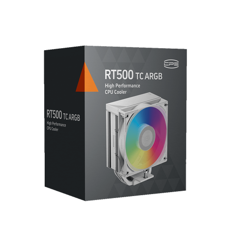 Кулер Процессорный PCCooler для процессора RT500 TC ARGB White