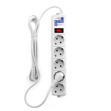 Сетевой фильтр Powercube Сетевой фильтр SPG-B-10-WHITE 3м (5 розеток)