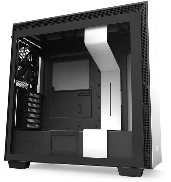 

Корпус NZXT CA-H710B-W1 H710 Mid Tower White/Black Chassis with 3x120, 1x140mm Aer F Case Fans