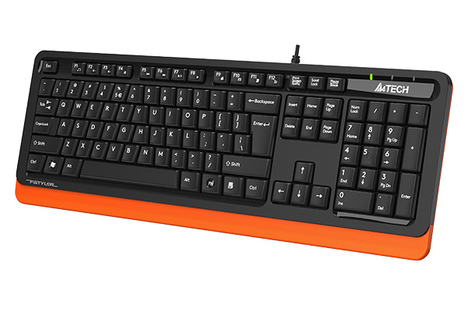 Клавиатура A4tech Fstyler FKS10 ORANGE, цвет черный