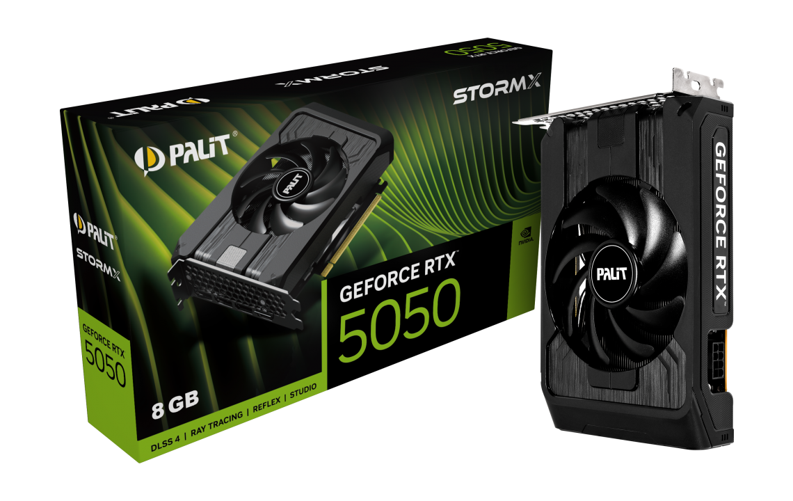 Видеокарта Palit GeForce RTX 5050 8 ΓБ Retail
