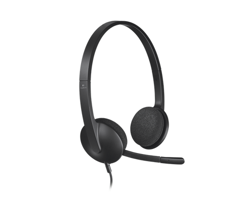 Гарнитура Logitech H340 USB, цвет черный