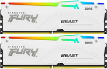 Оперативная память Kingston FURY Beast White RGB EXPO 32GB 6000MT/s DDR5 CL30 (Kit of 2), KF560C30BWEAK2-32, RTL