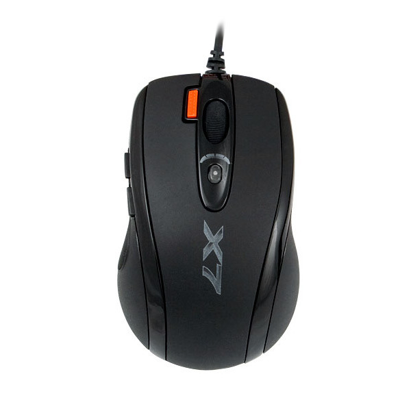 Мышь A4Tech X-710MK черный оптическая 2000dpi USB 7but (X-710MK USB)