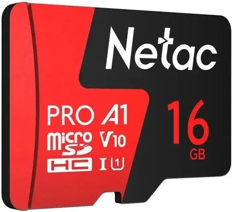 Карта памяти Netac MicroSDHC P500 Extreme PRO 16GB