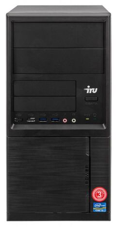 ПК IRU Corp 312 MT PG G6405 (4.1) 4Gb 4Tb+500Gb UHDG 610 Free DOS GbitEth 400W черный