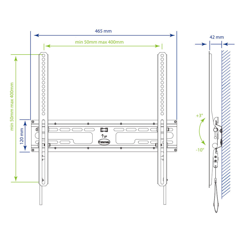 Кронштейн Kromax FLAT-4