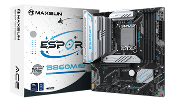 Материнская плата Maxsun LGA 1851 Intel B860 MS-eSport B860M WIFI ACE
