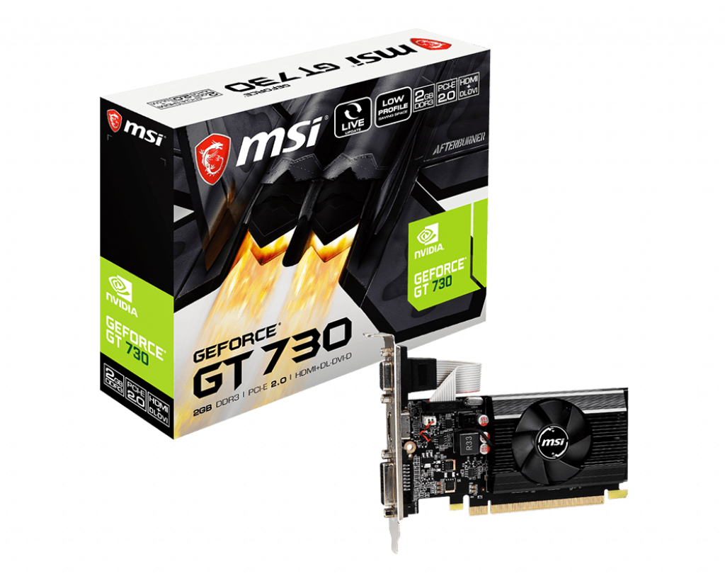 Видеокарта MSI GeForce GT 730 2 ΓБ Retail