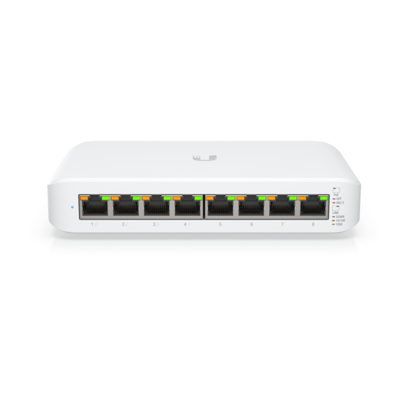 Коммутатор UBIQUITI USW-LITE-8-POE