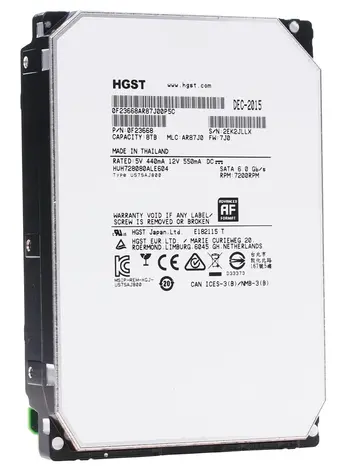Жесткий диск  HGST Ultrastar 3.5 He8 8TB 7.2K SATA3