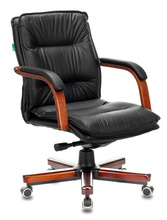 Кресло руководителя Бюрократ  T-9927WALNUT-LOW