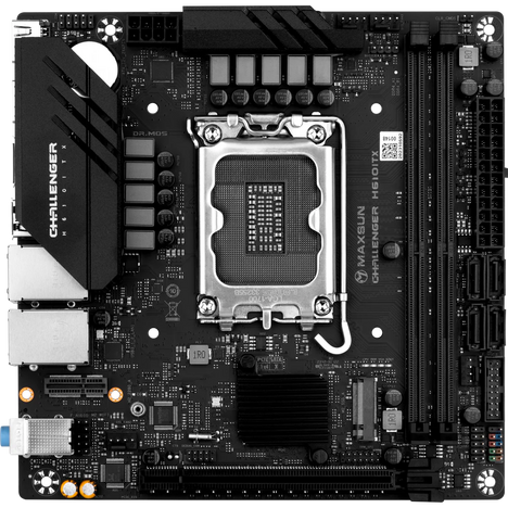 Материнская плата Maxsun LGA 1700 Intel H610 Challenger H610ITX 2LAN V3
