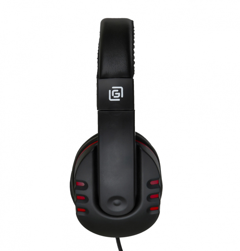 Наушники Oklick HS-L380G ABADDON, цвет красный/черный