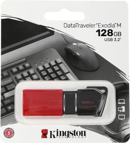 Флешка Kingston DataTraveler Exodia M 128Gb