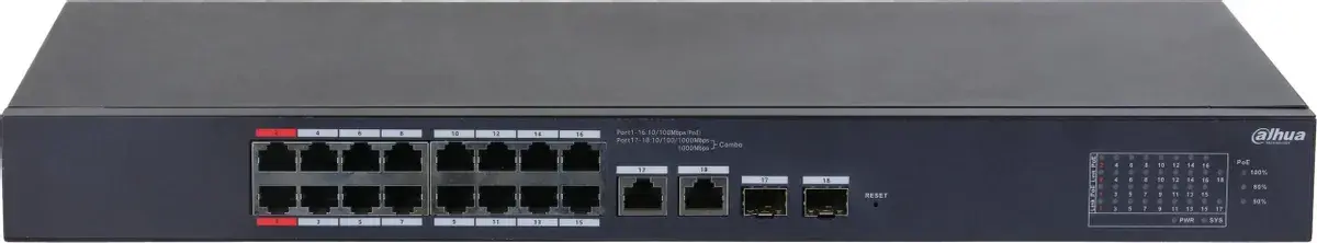 Коммутатор Dahua DH-CS4218-16ET-135
