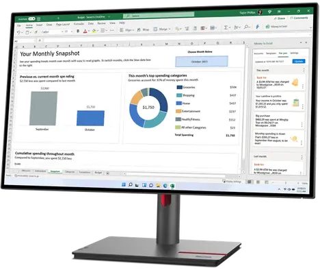 Монитор LENOVO P27q-30 27.0-inch черный