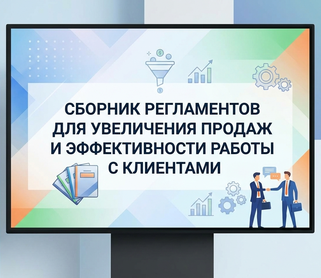 Сборник регламентов для увеличения продаж и эффективности работы с клиентами