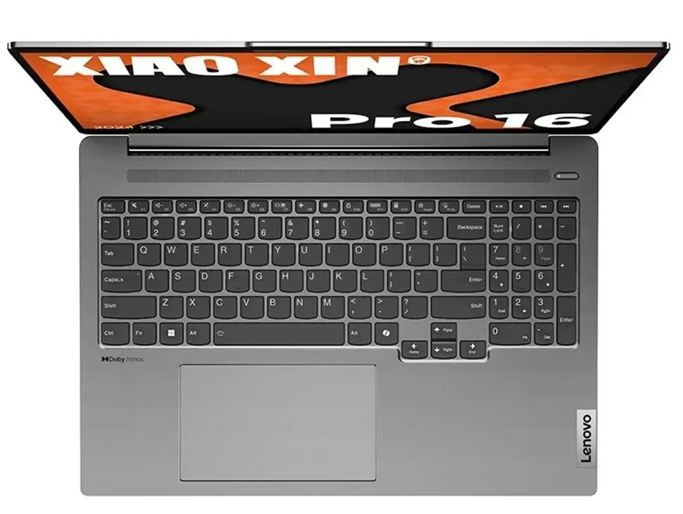 Ноутбук 16" OLED 2.8K LENOVO XiaoXin Pro16 AHP9 grey (AMD Ryzen 7 8745H/24Gb/1Tb SSD/VGA int/W11) ((6942292160724))